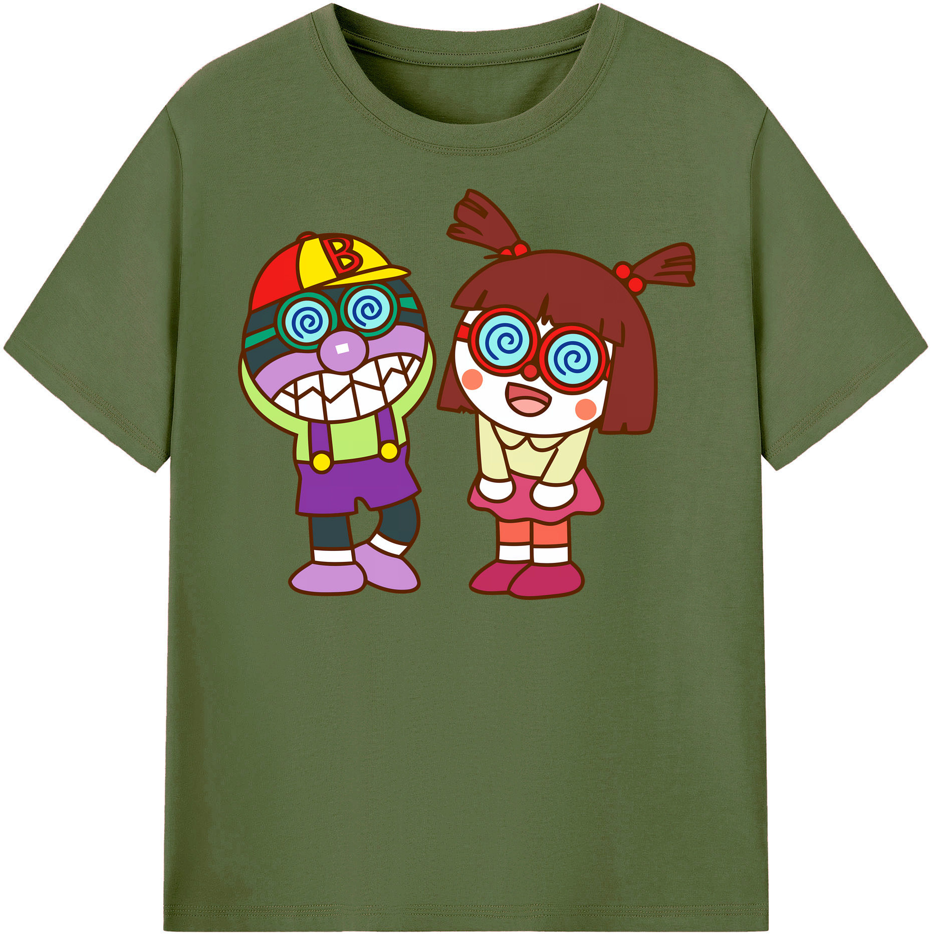 （画像用） アンパンマン Anpanman 綿100％半袖Tシャツ（フロントプリント）